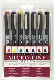 Studio Series Colored Micro-Line Pen Set of 7