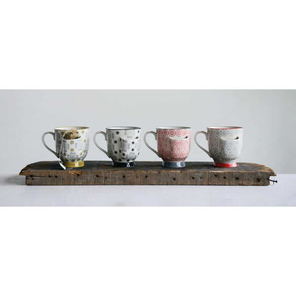 Patterned Tea Bag Holder Mug (4 Styles)