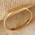 Gold Fill Flat Top Ring