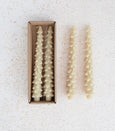 Unscented Tree Shaped Taper Candles, Set of 2