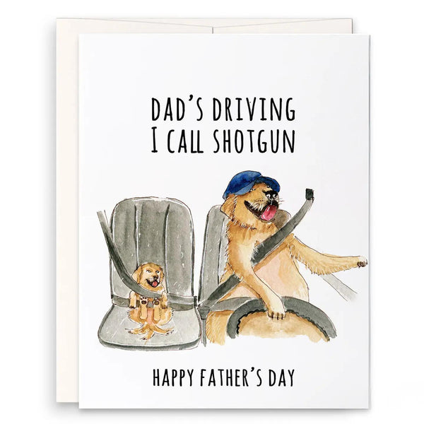 Car Ride with Dad Father's Day Card