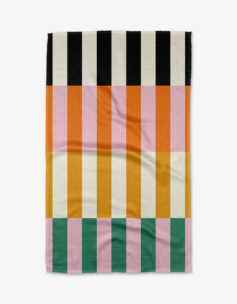 Stacked Stripes Tea Towel