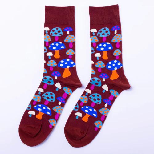 Men's Vintage Mushroom Socks
