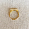 Gold Fill Bubble Top Ring