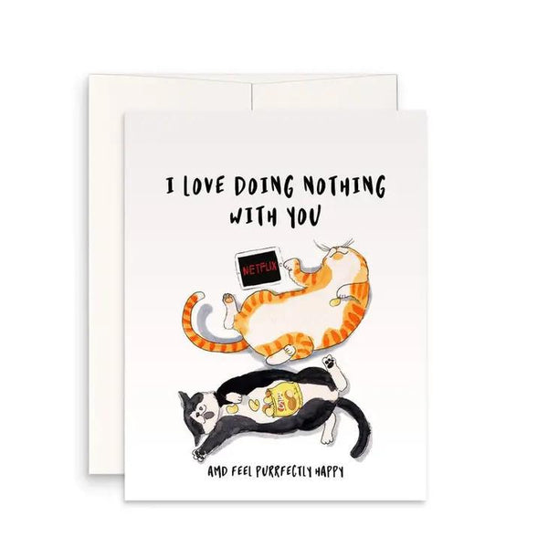 Netflix Chill Cats Card