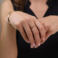 18k Gold Filled X Ring