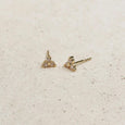Mini Flower CZ Stud Earrings