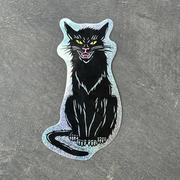 Black Cat Sticker
