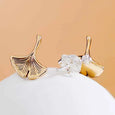 Ginkgo Stud Earrings
