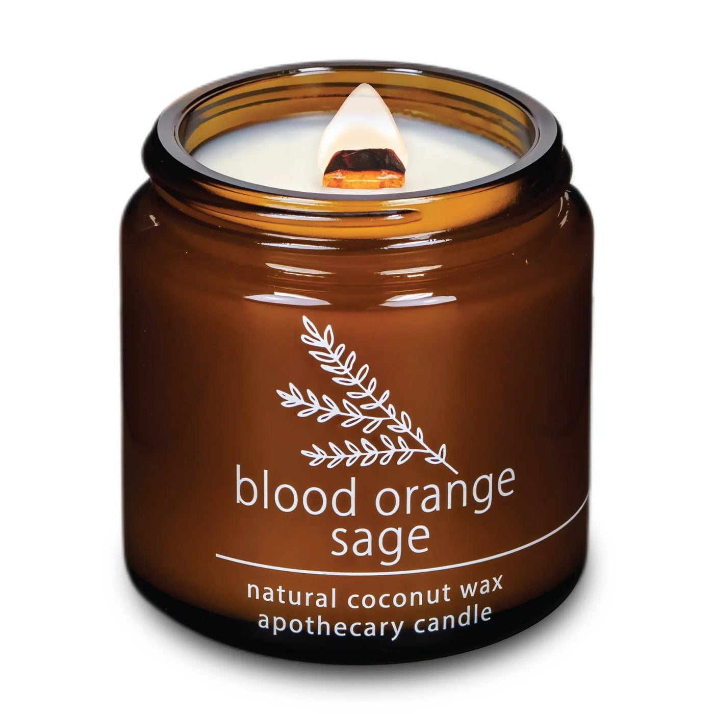 Blood Orange Sage 4oz Woodwick Candle