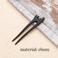 Natural Wooden Cat Hair Stick