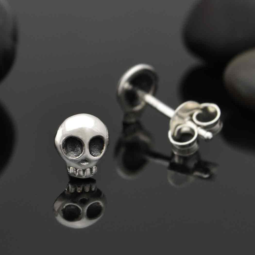 Mini Skull Stud Earrings