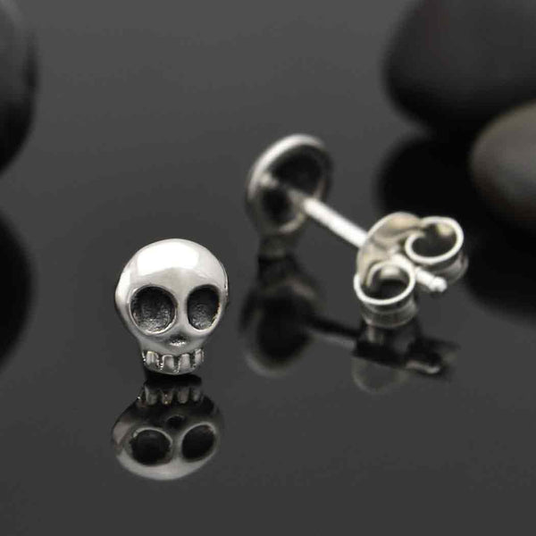 Mini Skull Stud Earrings