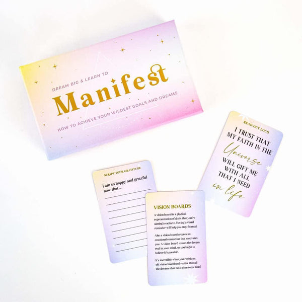 Dream Big and Learn to Manifest Cards