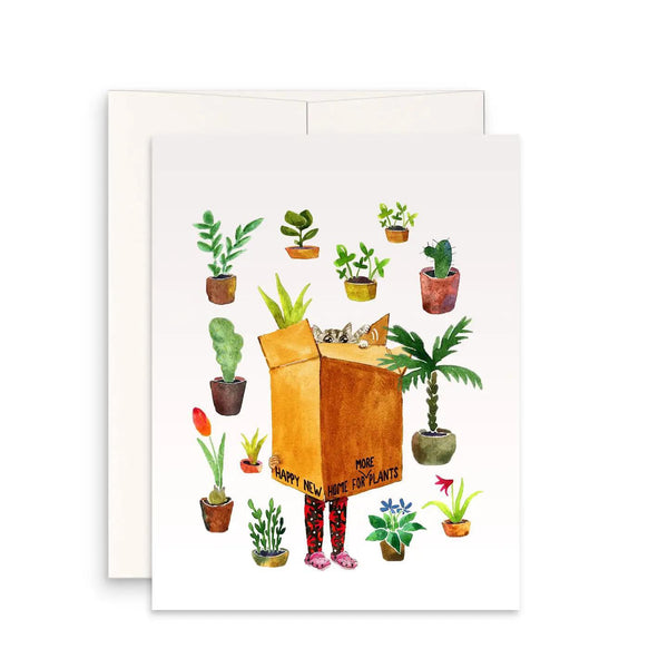 Plants New Home Housewarming Card