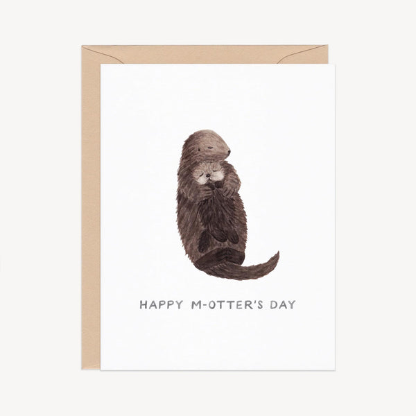 Otter Mom Mother's Day Card