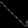Rainbow Moonstone Sterling Silver Adjustable Bracelet