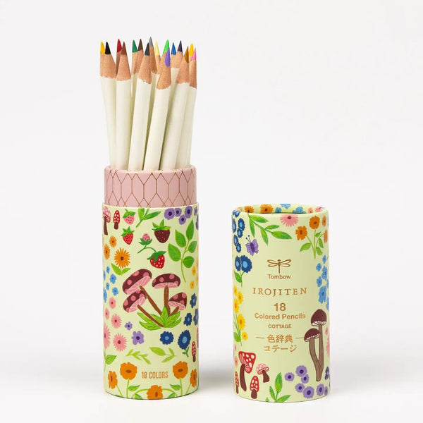Irojiten Colored Pencils, Set of 18