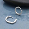 Plain 13mm Huggie Hoop Earrings