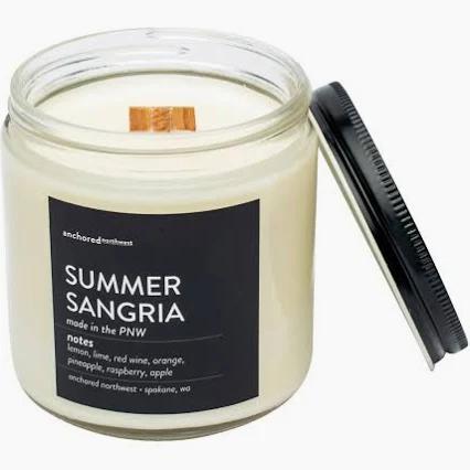 Summer Sangria Large Wood Wick Candle