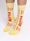 Butter - Large Crew Socks
