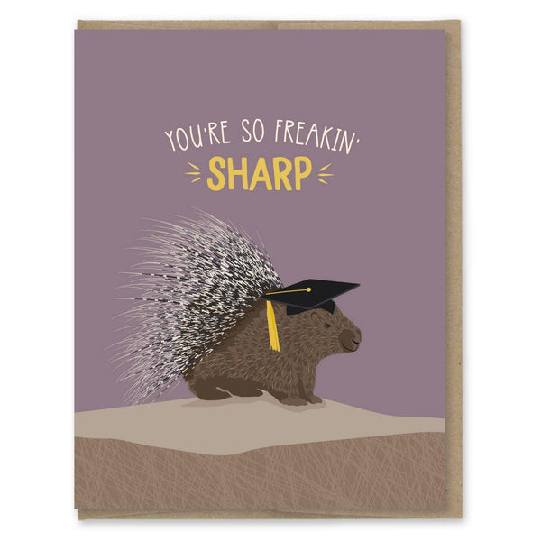 Freakin' Sharp Graduation Card