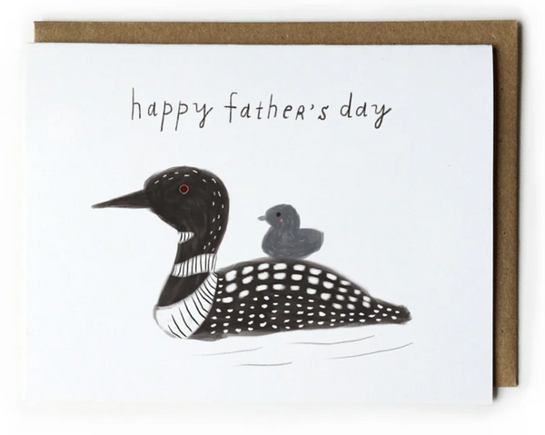 Loon Father's Day Greeting Card