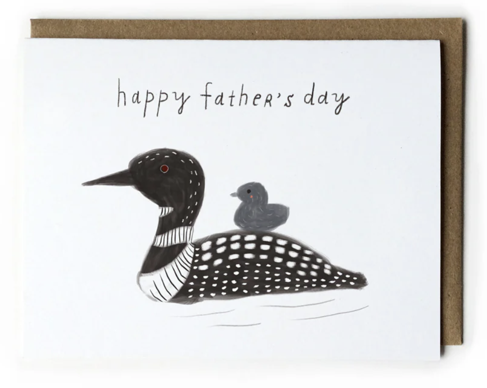 Loon Father's Day Greeting Card