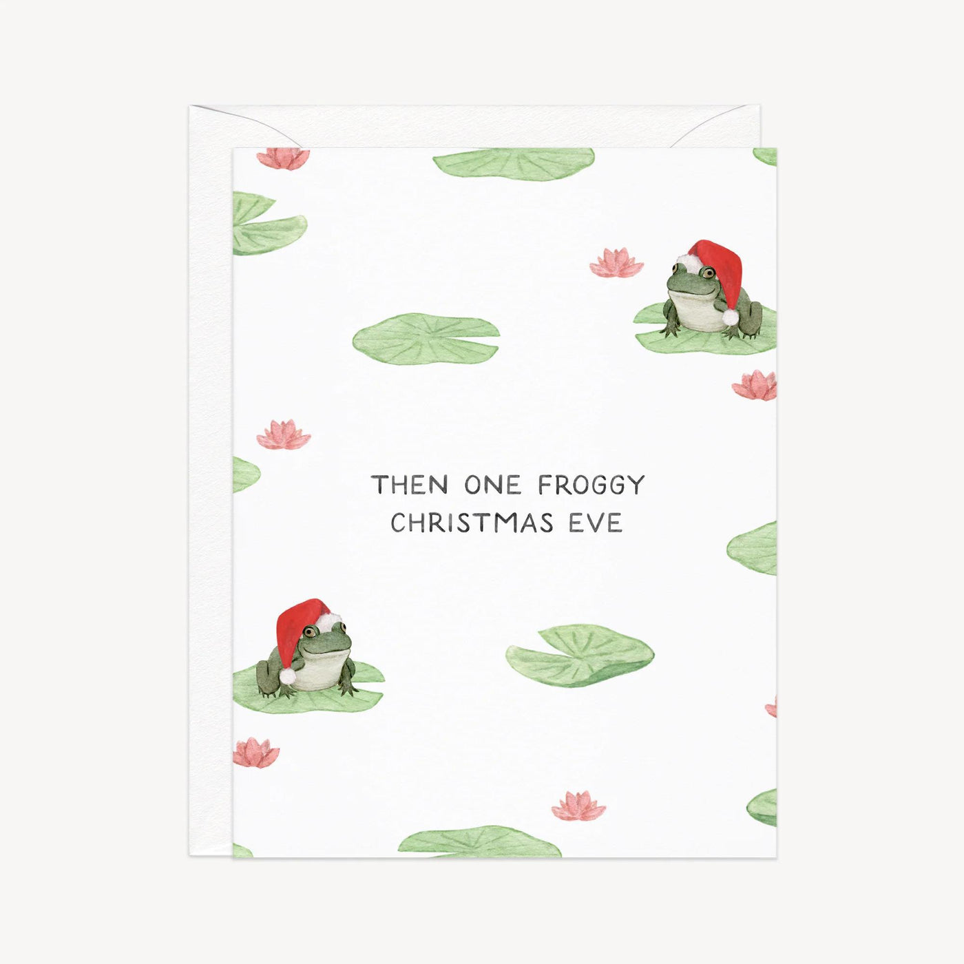 Then One Froggy Christmas Eve Christmas Card