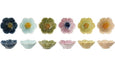 Stoneware Flower Bowl, 6 Colors