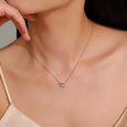 Dainty Teardrop Necklace in Sterling Silver