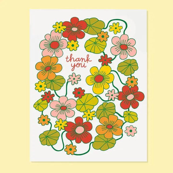 Nasturtium Thank You Card Set of 6