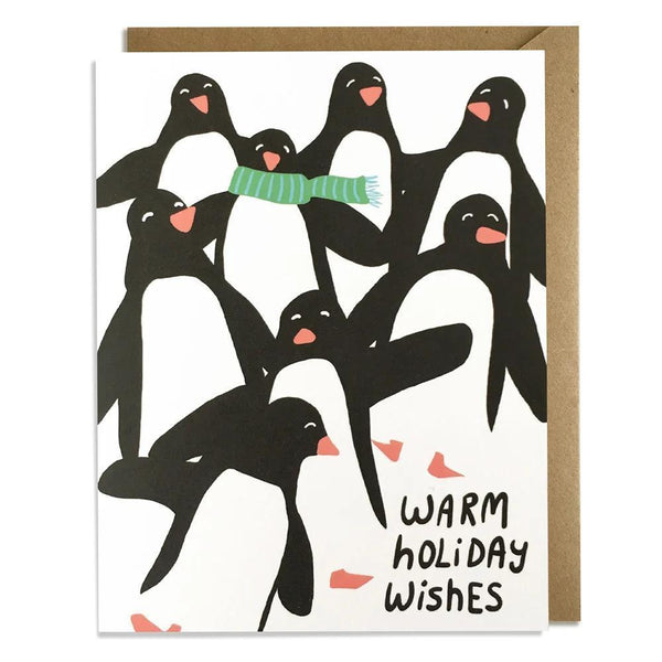 Penguin Parade Holiday Card | Set of 8
