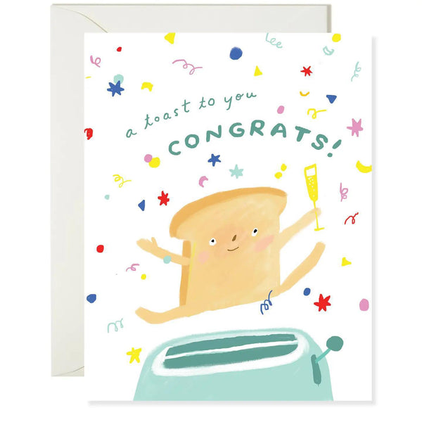 Toast Congrats Card