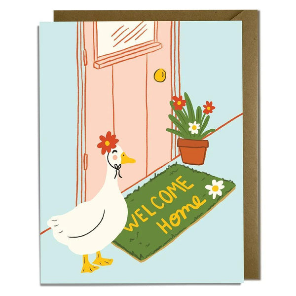Front Porch Goose - Welcome Home Card