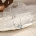 Dainty Teardrop Necklace in Sterling Silver