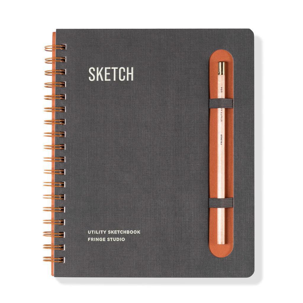 Utility Hardcover Sketchbook with Pencil