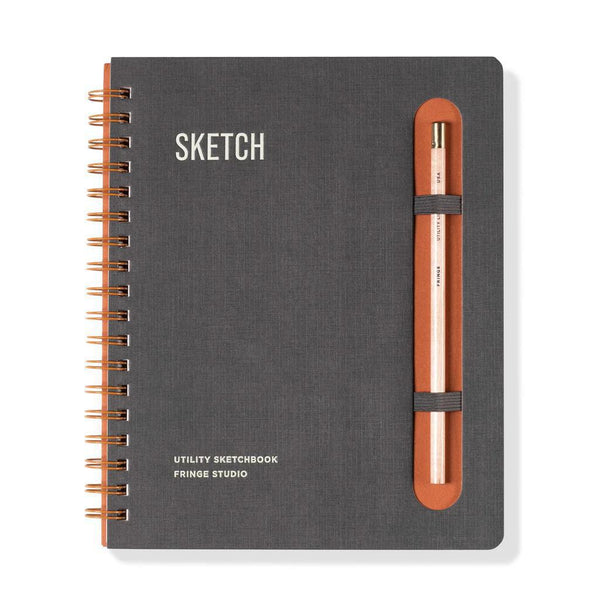 Utility Hardcover Sketchbook with Pencil