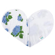 Hydrangea 2-in-1 Burp Cloth and Bib