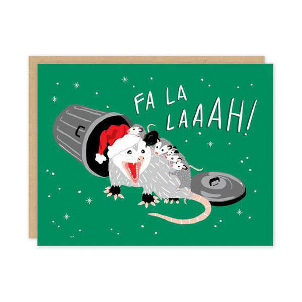Fa La Possum Holiday Cards Boxed Set of 8