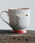 Patterned Tea Bag Holder Mug (4 Styles)