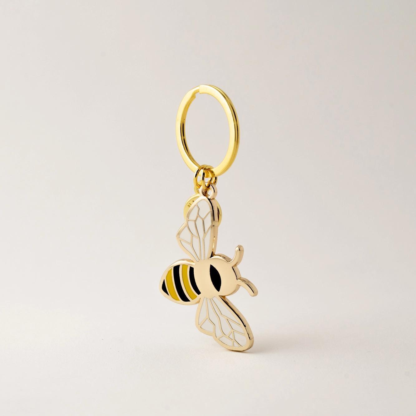 Queen Honeybee Keychain Bag Charm