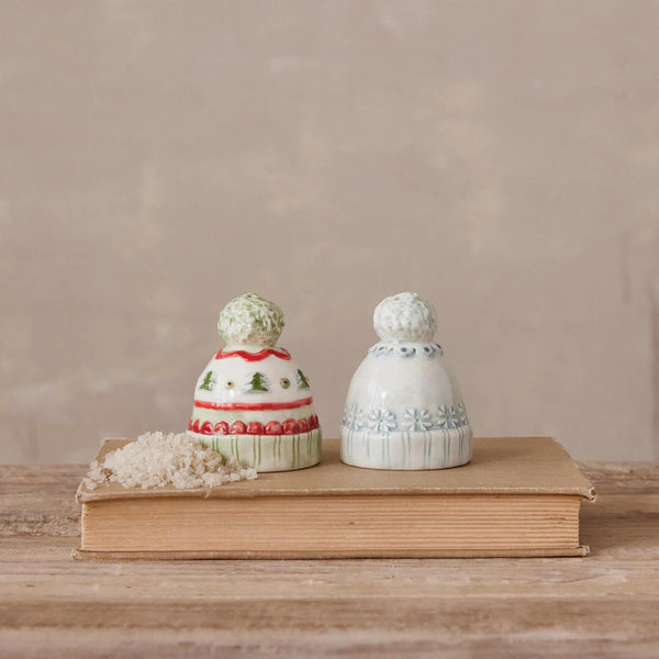 Beanie Hat Salt & Pepper Shakers
