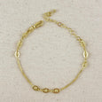 18K Gold Filled Saturn Bracelet