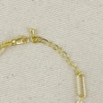 18K Gold Filled Paperclip & Links Chain Bracelet
