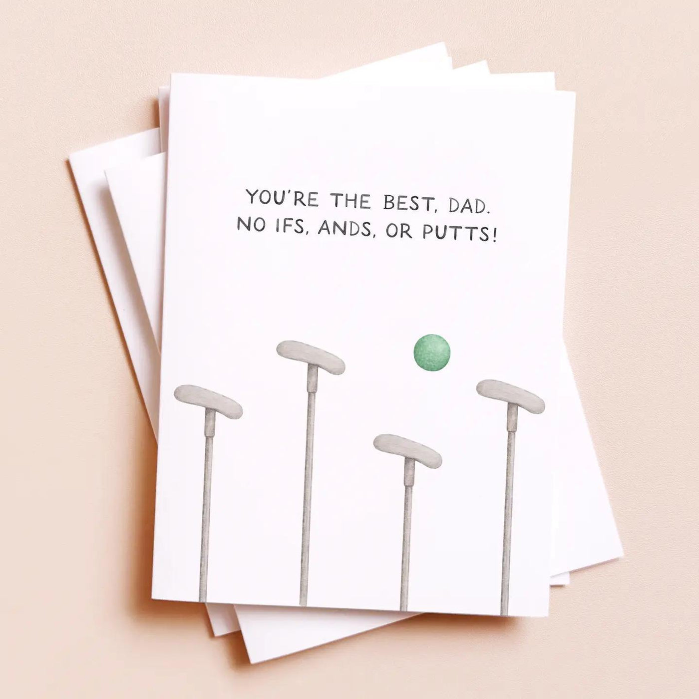 No Ifs, Ands, or Putts Father's Day Card