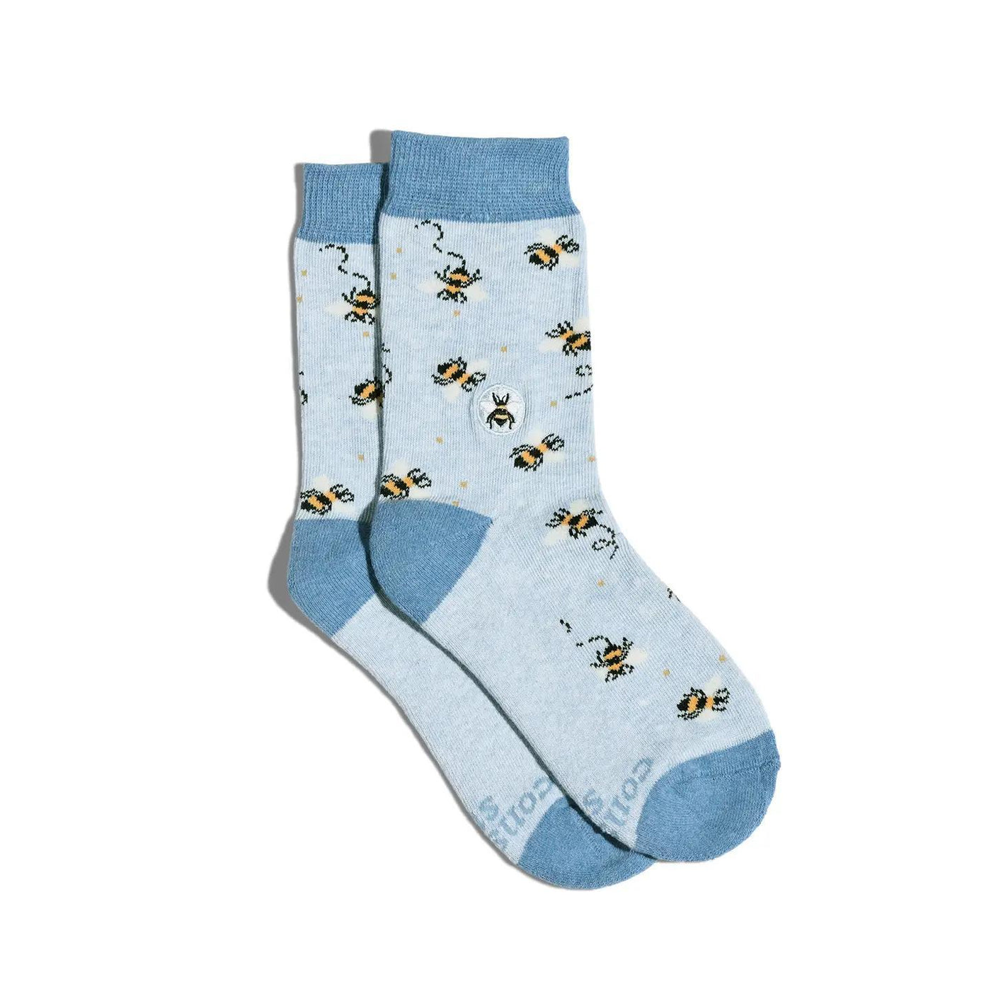 Organic Cotton Kids Socks that Protect Bees