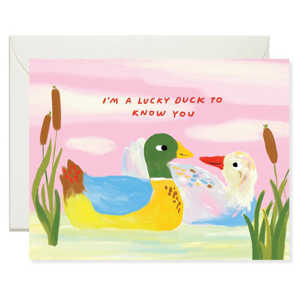 Lucky Duck Love Card