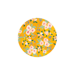 Sunshine Roses Foil Stamped Coaster