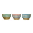Stoneware Bowl, Reactive Glaze, 3 Colors (each color will vary)